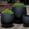 Guilford Planter Onyx Black Lite 29-1/2 in. x 29-1/2 in.