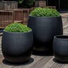 Guilford Planter Onyx Black Lite 21-3/4 in. x 21-3/4 in.
