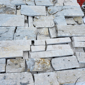 Sawn Thin Veneer Glacier Ridge Marble Dimensional 2/4/6 Flats