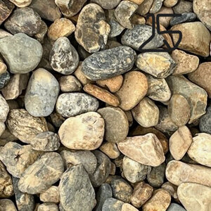 Bulk River Rock Comanche Brown 1 1/2 in.