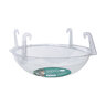 Everspring Hanging Basket Drip Pan Clear Vinyl 12-14 in.