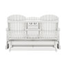 Buckingham Glider Loveseat White 67 in. x 31-1/2 in. x 41-3/4 in.