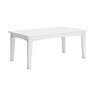 Buckingham Rectangular Cocktail Table White 44 in. x 24 in. x 18 in.