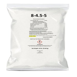 8-4.5-5 25% Biosolids AS 2.1Fe MOP/SOP 50 lb.