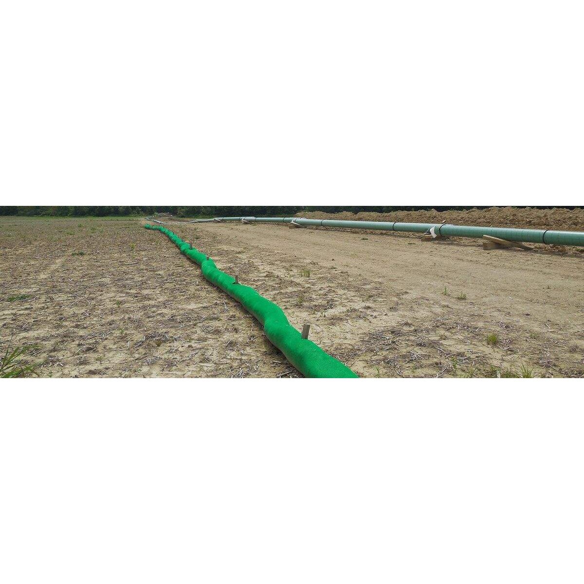 MKB Filtrexx Siltsoxx Compost Filter Sock w/ Stakes 18 in. x 55 ft. (1 ...