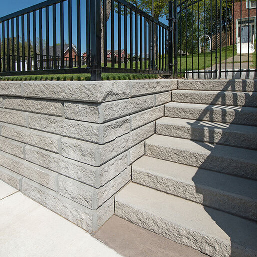 Unilock SienaStone Smooth Coping Closed End Left Safari 47-1/4 in. x 7 ...