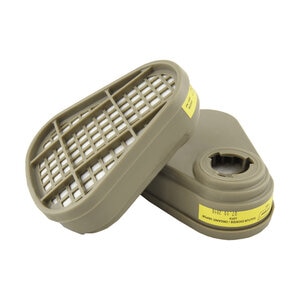 Ironwear chemical cartridge designed for use with 1550 half mask respirator