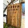 Fan Trellis Cypress Wood 7 ft.