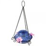 Anitque Glass Top-Fill Hummingbird Feeder w/LED 6-1/4 in.