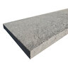 Tread Black Sandstone Thermal Rockface 1 Long Side 2 in. x 14 in. x 48 in.