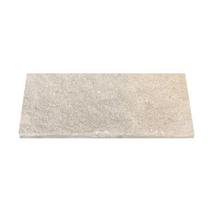 Tread Indiana Limestone Full Color Rockface 1 Long 2 in. x 12 in. x 73 in.