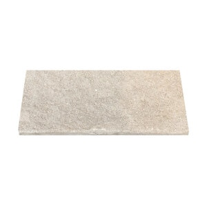 Tread Indiana Limestone Full Color Rockface 1 Long 2 in. x 14 in. x 48 in.