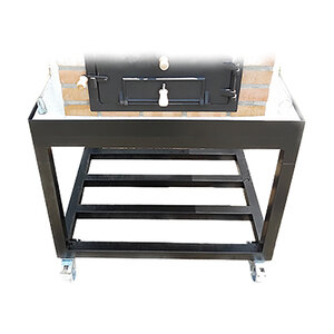 Artistic Ovens Stand AS90 Metal with Wheels for Oven 36 in. x 36 in. Type B - Sink In Style