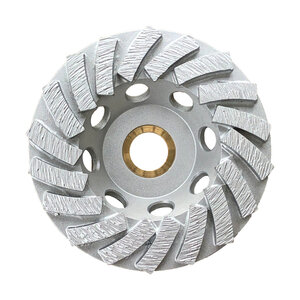 Ox Ultimate Spiral Cup Wheel | Diameter: 4 in. / 100mm | 18 Segments | Bore: 7/8 in.- 5/8 in. / 22mm - 15mm