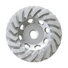 Ox Ultimate Spiral Cup Wheel | Diameter: 4 in. / 100mm | 11 Threaded Arbor | 18 Segments | Bore: 7/8 in.- 5/8 in. / 22mm - 15mm