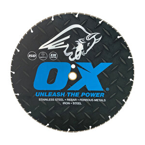 Ox Ultimate Metal Cutting Vacuum Brazed Diamond Blade | 7 in. / 180mm