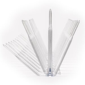  Plastic Bird Spikes - 50 ft L x 5 in W - Clear 