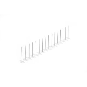  Stainless Steel Bird Spikes - 50 ft L x 1 in W x 4.75 in H 