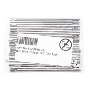  Bird Wire Stainless Steel Posts 5 in - (100/pk) 