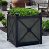 Square Villandry Planter Medium English Lead Lite