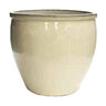 Belly Pot Beige Large 15 in. x 13-1/2 in.