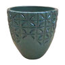 Flora Planter Sea Green Large 17 in. x 17-1/4 in.