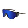 Bomber Jager Bomb Safety Glasses Blue Mirror Lens Matte Black Smoke Frame