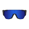 Bomber Jager Bomb Safety Glasses Blue Mirror Lens Matte Black Smoke Frame