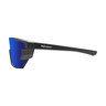 Bomber Jager Bomb Safety Glasses Blue Mirror Lens Matte Black Smoke Frame