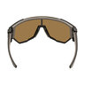 Bomber Jager Bomb Safety Glasses Blue Mirror Lens Matte Black Smoke Frame