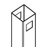 Athens Residential Fence Line Post AP-FT3 48 in. 2 in. x 72 in. LP (.060)