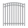 Athens Residential Fence Arched Walk Gate 4 ft. FT3-Athens 48 in. RES-04-AGP Aluminum
