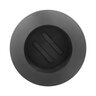 Burly Round Comfort II 32 in. Fire Pit Insert Matte Black (Lid Included)