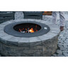 Burly Round Comfort II 32 in. Fire Pit Insert Matte Black (Lid Included)