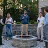 Burly Round Comfort II 24 in. Fire Pit Insert Matte Black (Lid Included)
