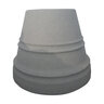 Plant Pot Roll Rim Granite 19 in.