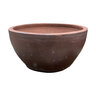 Ceramo Basin Cordoba Black Clay Glazed 38 in.