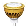 Unique Flex Gold LED MR16 Flood Lamp 5 Watt 2700K Warm White Dimmable 531 Lumens