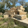 Outcropping Cottonwood Limestone Ledge Rock Snapped Ends 14 in. Sawn Height x 18 - 22 in. x Various Lengths