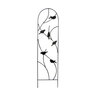 Resting Birds Trellis Black 14 in. x 54 in.