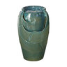Fountain Tall Cracked Egg Blue Green 13 in. x 21 in.