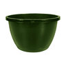 Hanging Basket Plastic Green/White 10 in.