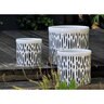 Pacific Planter Crock Jar Lg Keys 15 in. x 13-1/2 in.