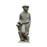 Campania Statue Male Golfer Verde 10 in. x 9 in. x 27 in.