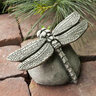 Campania Statue Dragonfly Alpine Stone 7 in. x 4-1/4 in. x 3-1/2 in.
