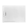BBQGuys Signature 28 in. Stainless Steel Reversible Single Access Door - Horizontal - Traditional