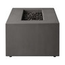 BBQGuys Signature Olliewood 60 in. Rectangular Fire Pit Table Carbon Liquid Propane