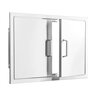 BBQGuys Signature 32 in. Stainless Steel Double Access Door - Traditional