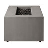 BBQGuys Signature Olliewood 60 in. Rectangular Fire Pit Table Flint Natural Gas