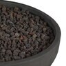 BBQGuys Signature Grand Lake 48 in. Round Concrete Fire Bowl Gray Liquid Propane